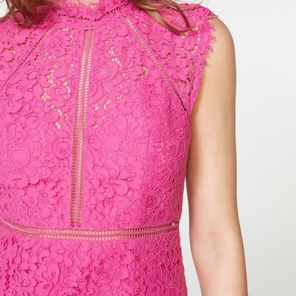 Bardot Lace Panel dark pink - Picture 3 of 9